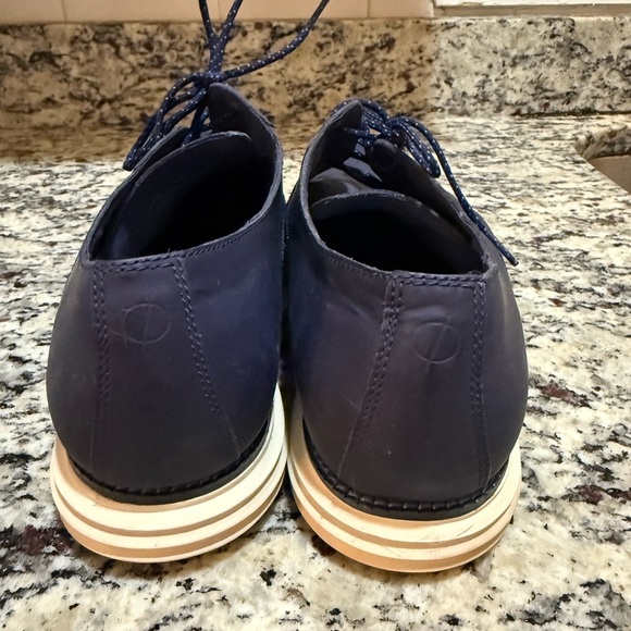 Cole Haan Original Grand Plain Toe Oxford Blazer Blue Leather 11M main image 7